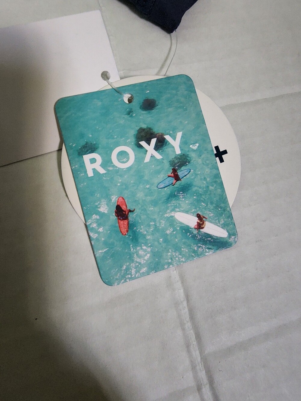 Roxy Navy Blue 3/4 Sleeve Logo Rash Guard Girls Kids Size M 8-10 NWT - Picture 4 of 8